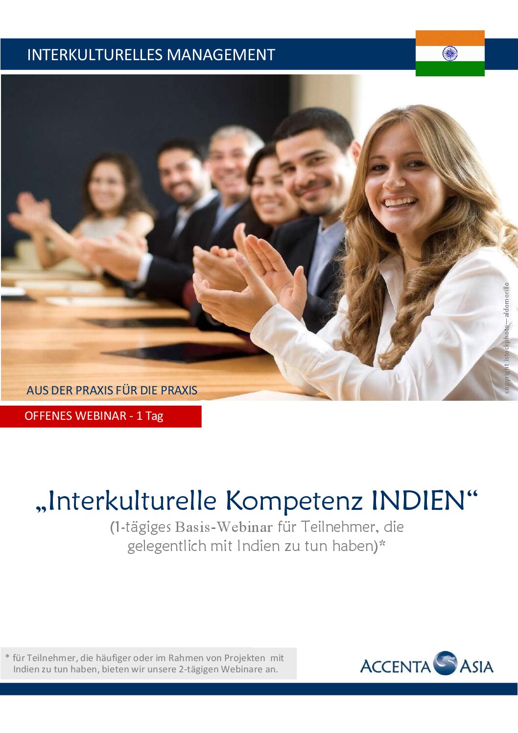 Webinarinfo Interkulturelles Seminar Indien Online